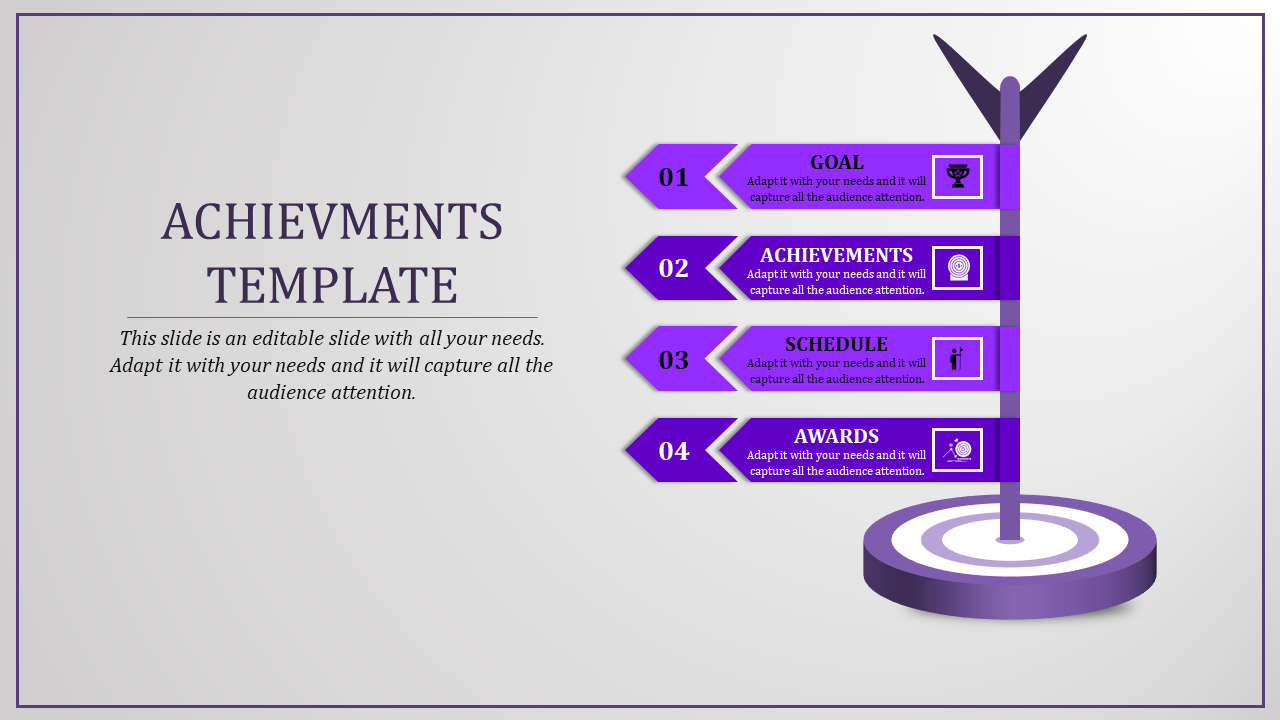 achievement powerpoint presentation-achievement Templates-4-purple